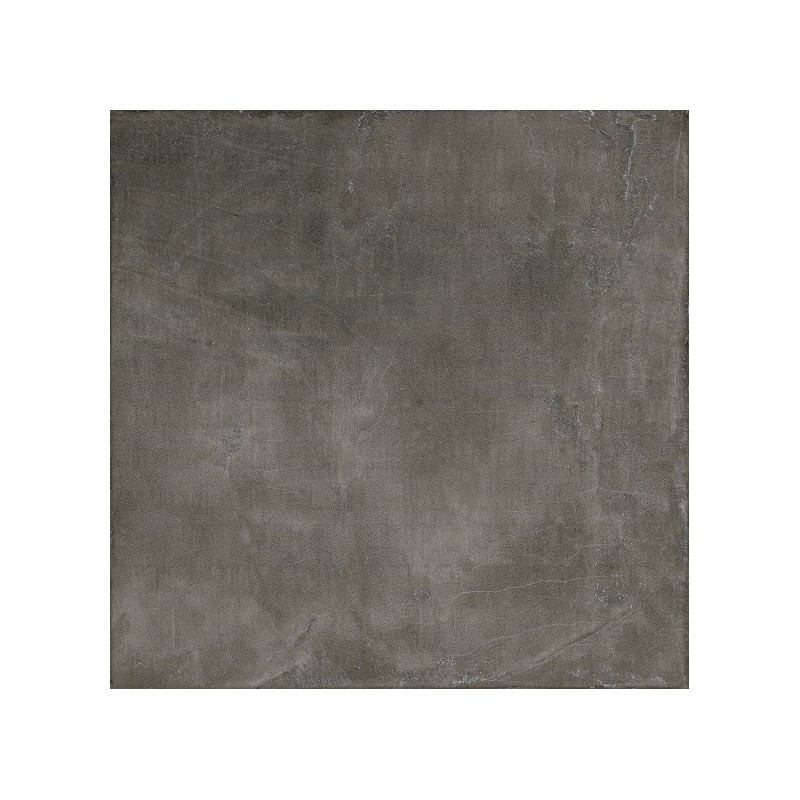 Carrelage imitation béton ou résine mat, très grand format 120x120cm rectifié, santaset dark