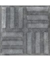 Carrelage patchwork imitation carreau ciment gris foncé, terrasse 20x20cm V paulista grafito