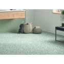 Carrelage hexagone tomette imitation granito vert mat 23x27cm, duresix terrazzo sage