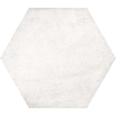 Carrelage hexagone blanc imitation pierre 23x26.6cm V bampton nieve