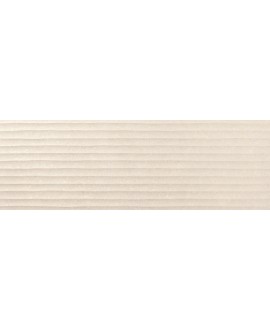 Carrelage décor en relief crème mat, faience striée 30x90cm rectifiée, Porce9530 cream