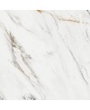 Carrelage imitation marbre blanc veiné de noir et d'or mat, XXL 100x100cm rectifié, Porce1842 Firenze
