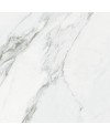 Carrelage imitation marbre blanc veiné de noir mat, salon, XXL 100x100cm rectifié, Porce1808 Bruselas