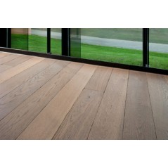 Parquet vieilli chêne gris vieux de france huilé gris contrecollé top 3.2mm largeur 140, 170,190mm VDF902 CDE