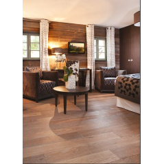 Parquet scié contemporain chêne français misty gris top 3.2, épaisseur 14.4mm, largeur 140, 170, 190 mm SC608 CDE