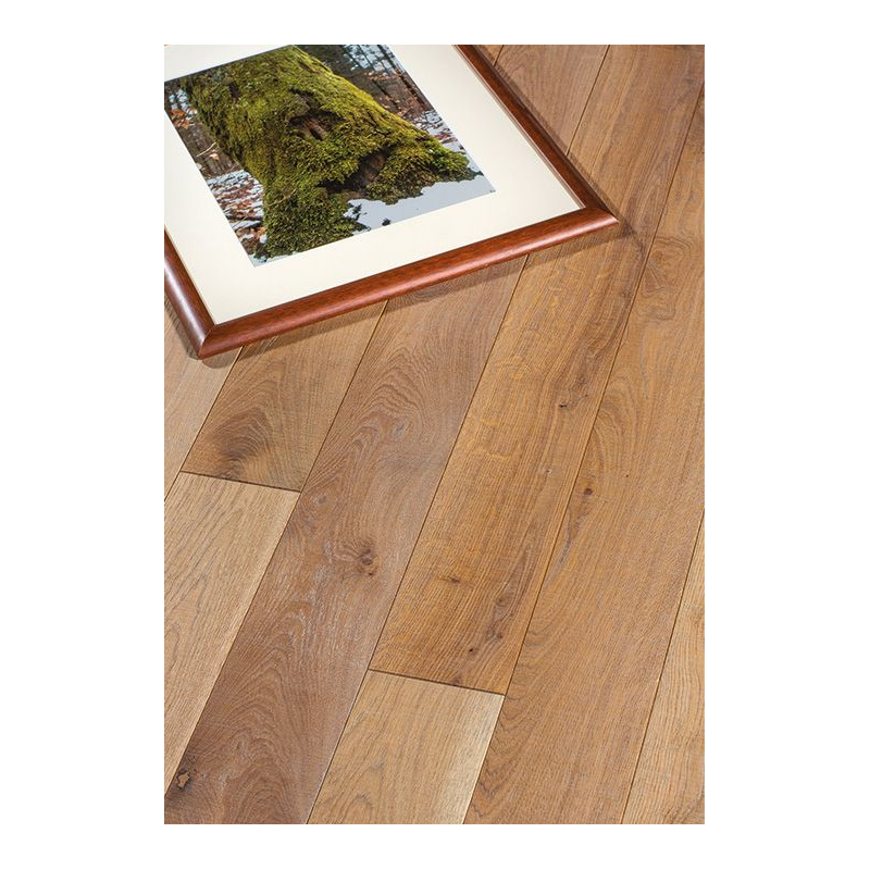 Parquet gris perle moderne chêne français plancher scié top 3.2, épaisseur 14.4mm, largeur 140, 170, 190 mm SC616 CDE