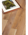 Parquet clair gris perle forte épaisseur massif en chêne français scié, plancher bois épaisseur 21mm, grande largeur 190 mm