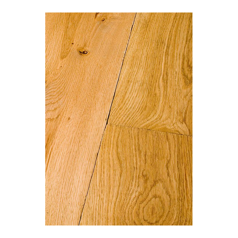 Parquet à clouer sur lambourde massif en chêne vieilli aspect bois brut , grande largeur 190 mm