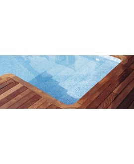Emaux de verre bleu clair nuancé piscine mosaique salle de bain mosbr-2003 antidérapant sur trame 2.5x2.5x0.4cm