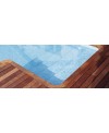 Emaux de verre piscine bleu clair nuancé mosaique salle de bain mosbr-2003 2.5x2.5cm sur trame.
