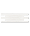 Carrelage imitation Zellige blanc nuancé irrégulier brillant 5x25cm et 5x50cm, natpiastrelli naturale dans la salle de bains