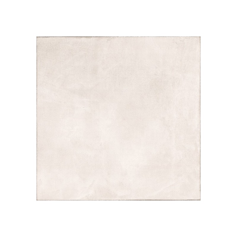 Carrelage imitation béton ou résine mat, très grand format 120x120cm rectifié, santaset white