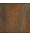 Carrelage imitation métal rouillé, cuivre, cuisine 120x120cm rectifié, santoxydart copper