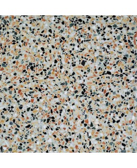 Carrelage ciment terrazzo véritable granito CARPP06 40x40x1.2cm fond vert mat ou brillant