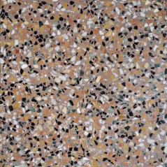 Carrelage ciment terrazzo véritable granito brillant ou mat CARPP08 40x40x1.2cm