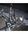 Mélangeur évier robinet style ancien chromé Elisabeth F5087CR