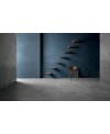 Carrelage interieur contemporain, imitation béton ou résine mat, 90x90cm rectifié, Santaset Grey