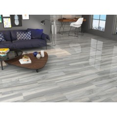 Carrelage imitation parquet gris contemporain apeproject mat et apetime poli brillant 20x120cm rectifié