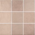 Carrelage bosselé rose mat uni 15x15cm contemporain sol et mur apecontemporary rose quartz