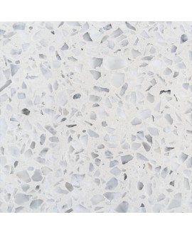 Carrelage ciment terrazzo véritable granito mat ou brillant CARPP22 40x40x1.2cm fond blanc