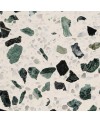 Carrelage ciment terrazzo véritable granito brillant ou mat CARPPG32 40x40X1.2cm eclats de marbre gros grains
