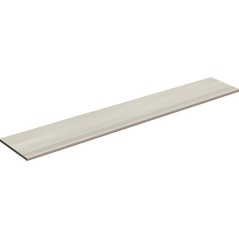 Nez de marche à bord arrondi plat 33x100cm lisse ou strié porce1800 crema