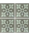 Carrelage ciment décor arabesque 3990-1 20x20cm