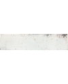 Carrelage métal rouillé oxydé brillant blanc mural brique 7.5x30cm et navette 4.3x24.3cm picket apegrunge 