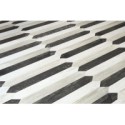 Carrelage imitation parquet moderne blanc, rectangle plank 9.8x50cm ou navette diamond 9.8x59.7cm apepalermo white