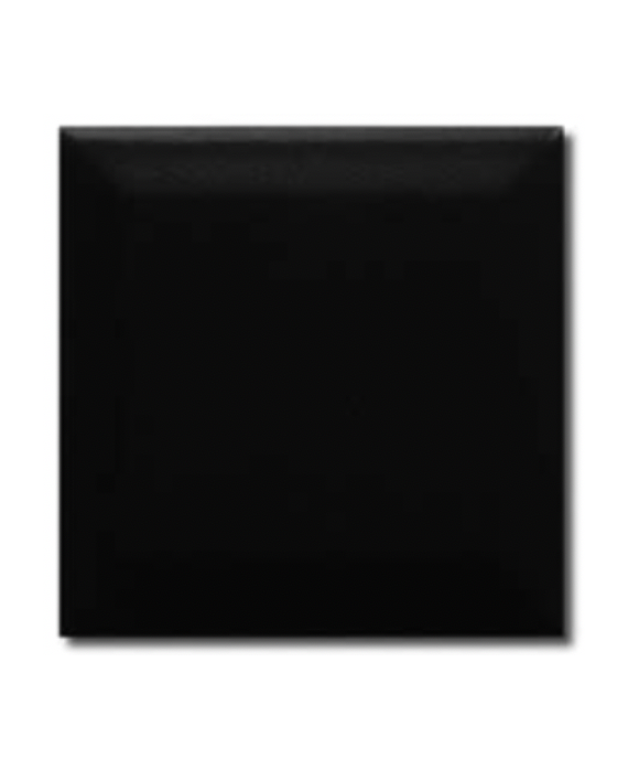 Carrelage bisauté brillant noir 10X10 cm VO tranparenze ral 9004