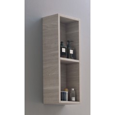 Elément suspendu en bois 25x75cm profondeur 20.8cm avec un plateau en bois scarphorma