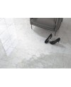 Carrelage imitation marbre blanc poli brillant rectifié 60x60cm ou 60x120cm sol et mur apevita poli