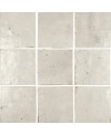 Carrelage imitation zellige blanc brillant rustique nuancé 5.2x16,1cm et 13.8x13.8cm, apetennesse white