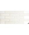 Carrelage imitation pierre viellie blanc mat en mur douche, crédence cuisine 7.5x30cm, apecalpe white.