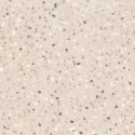 Carrelage effet terrazzo mat 60x60cm, 90x90cm et 120x120cm rectifié sur fond taupe, santadeconcrete medium sand