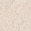 Carrelage effet terrazzo mat 60x60cm, 90x90cm et 120x120cm rectifié sur fond taupe, santadeconcrete medium sand