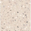 Carrelage effet terrazzo mat 60x60cm, 90x90cm et 120x120cm rectifié sur fond taupe, santadeconcrete medium sand