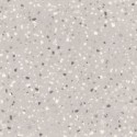 Carrelage effet terrazzo mat 60x60cm, 90x90cm et 120x120cm rectifié sur fond gris clair, santadeconcrete medium perle