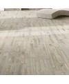 Carrelage fusion de parquet blanchi et béton mélangé mat 30x120cm et 30x180cm rectifié, sol et mur santafusion light