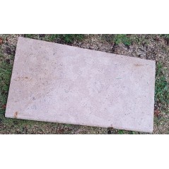 Dalle en pierre taupe vieili mat 60X40cm épaisseur 2cm et 3cm artsinai perle