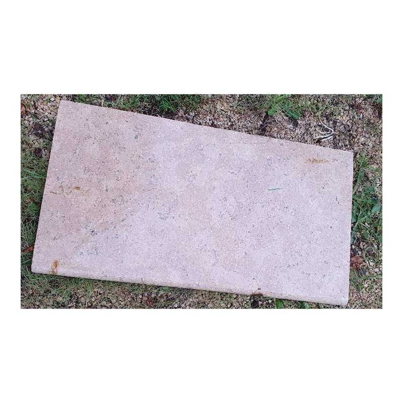 Dalle en pierre taupe vieili mat 60X40cm épaisseur 2cm et 3cm artsinai perle