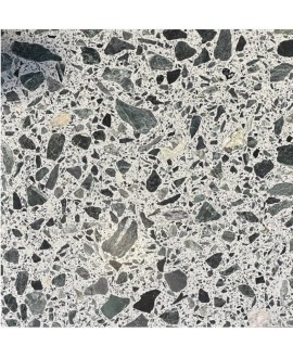 Carrelage terrazzo résineux vert grand format 60x60x1.2cm D granito minty