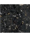 Carrelage terrazzo résineux noir grand format 60x60x1.2cm D granito cachou
