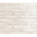 Carrelage blanc brillant sol et mur hexagone 18x20.5cm, barette 7x45cm, carré 11x11cm nattempo rice