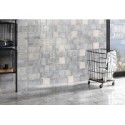 Carrelage bleu brillant sol et mur hexagone 18x20.5cm, barette 7x45cm, carré 11x11cm nattempo atlantic