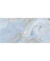 Carrelage imitation onyx marble bleu clair rectifié 60x120cm, 120x120cm, Géonipearl