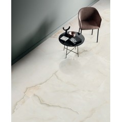 Carrelage imitation marbre blanc onix poli brillant rectifié 60x60cm, 90x90cm et 120x60cm santapuremarble onice white