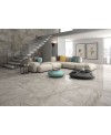 Carrelage imitation marbre poli brillant taupe rectifié, Géosonante tortora 60x60cm et 60x120cm