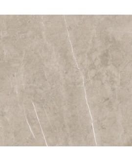 Carrelage imitation marbre taupe veiné de blanc antidérapant R11, XXL 100x100cm rectifié, Porce1936 vison.