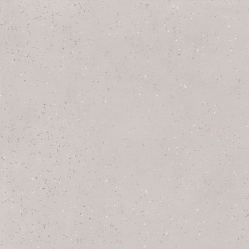 Carrelage imitation terrazzo gris clair grande épaisseur antidérapant R11 A+B+C 90x90x2cm rectifié, santadeconcrete micro pearl